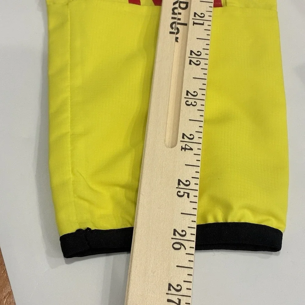 Reebok CrossFit Windbreaker Jacket Neon Yellow Women's XS Full Zip Athletic